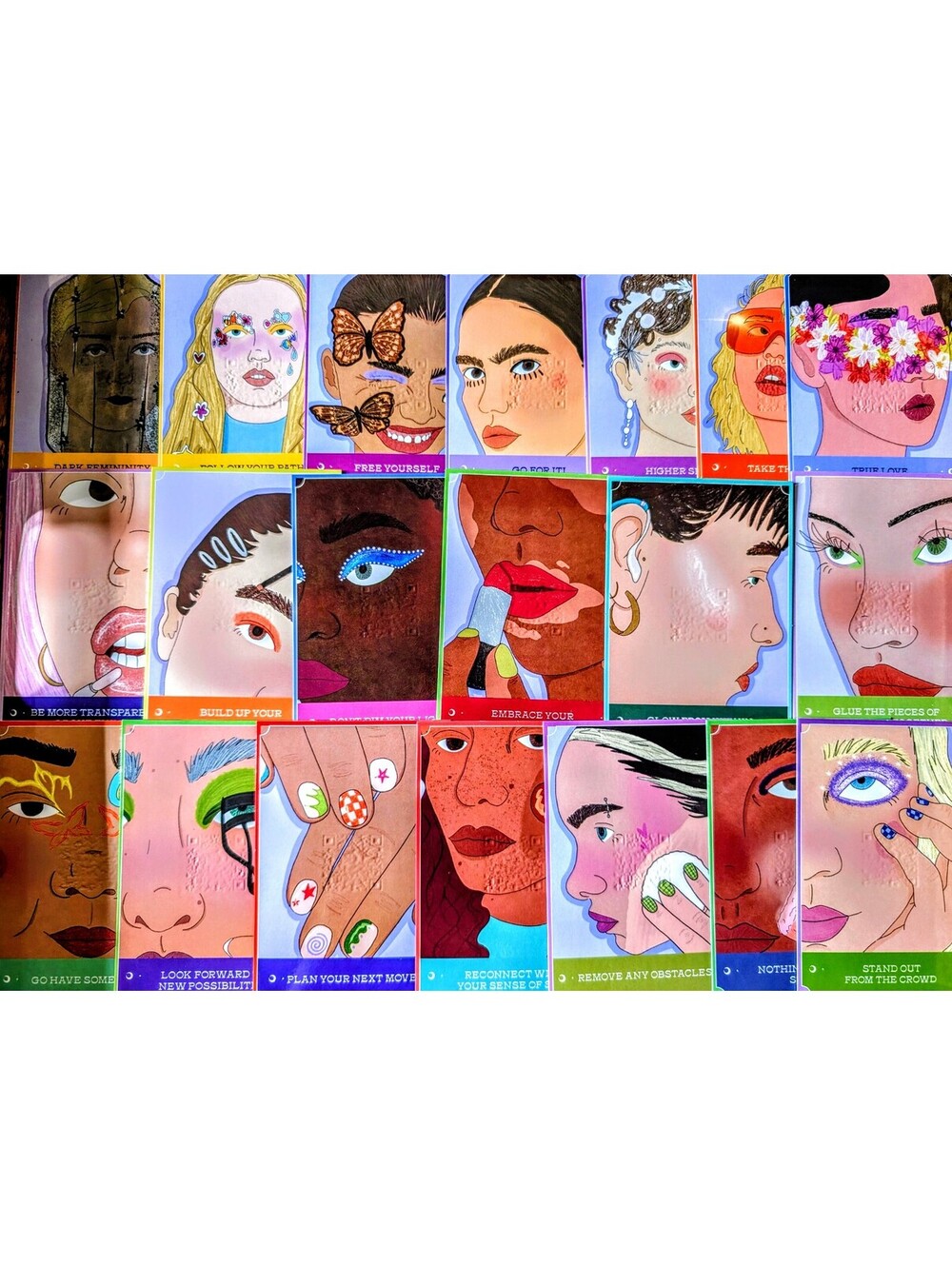 Find Your Inner Beauty Oracle Cards Self Care Affirmations 35-Card Deck